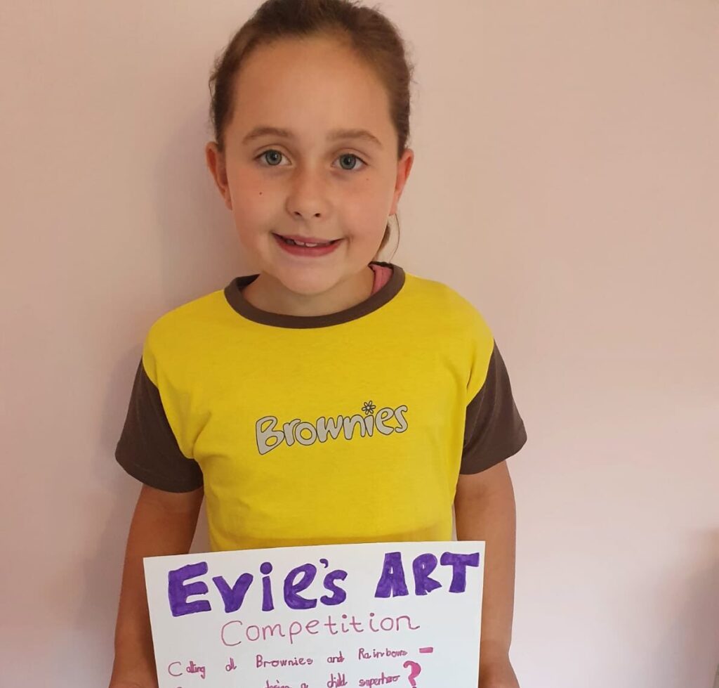 Brownie superhero fundraiser