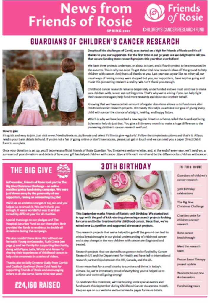 Annual newsletter out now