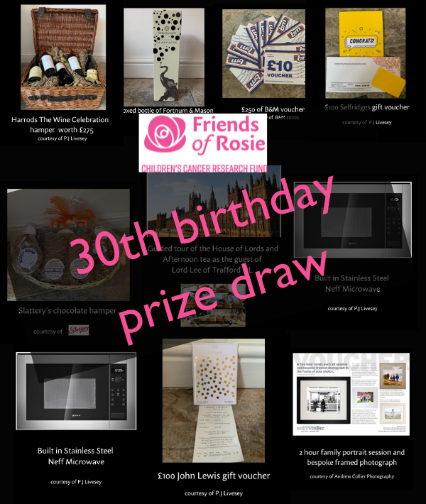 30th birthday raffle